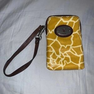 Fossil Key-Per Wristlet
